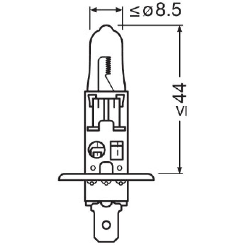 Ampoule, projecteur longue portée OSRAM 64150CBI - Visuel 2
