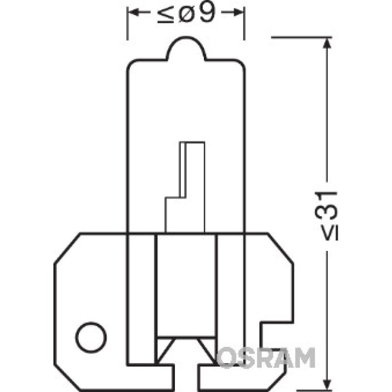Ampoule, projecteur principal OSRAM 64173 - Visuel 2