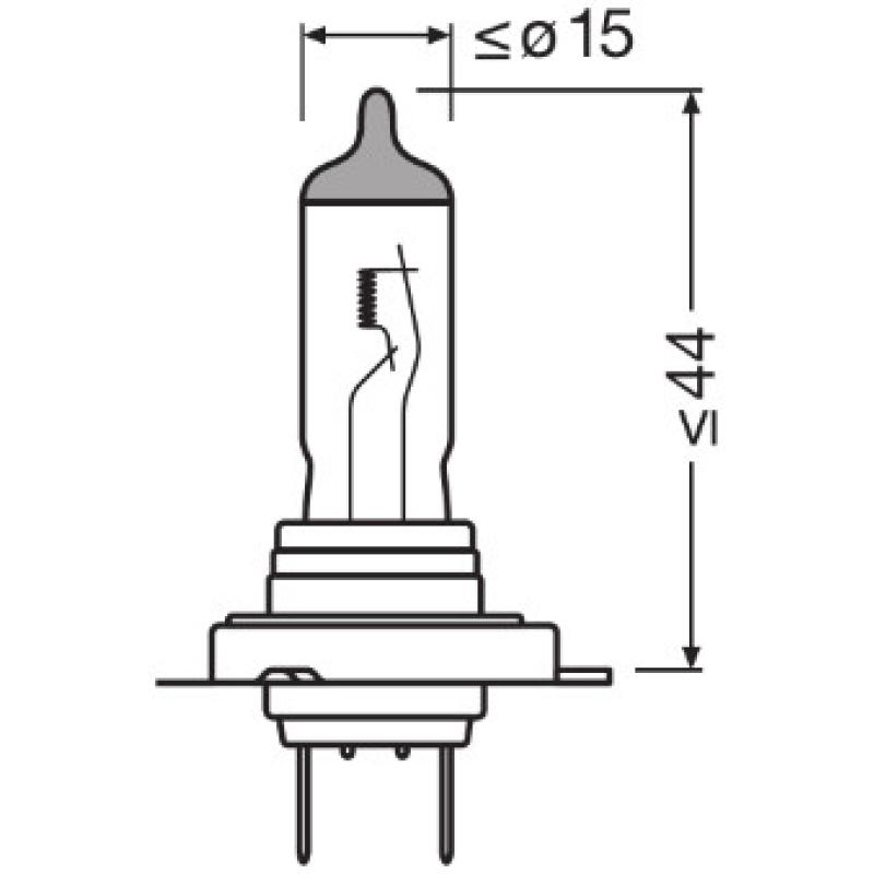Ampoule, projecteur longue portée OSRAM 64210NBS-HCB - Visuel 2