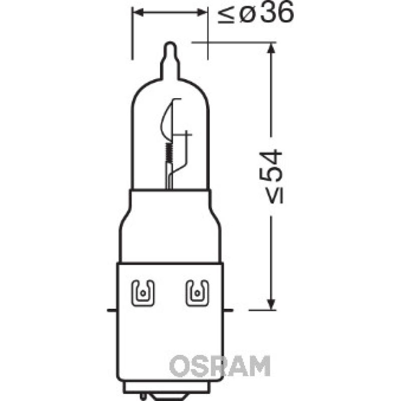 Ampoule, projecteur longue portée OSRAM 64327-01B - Visuel 2