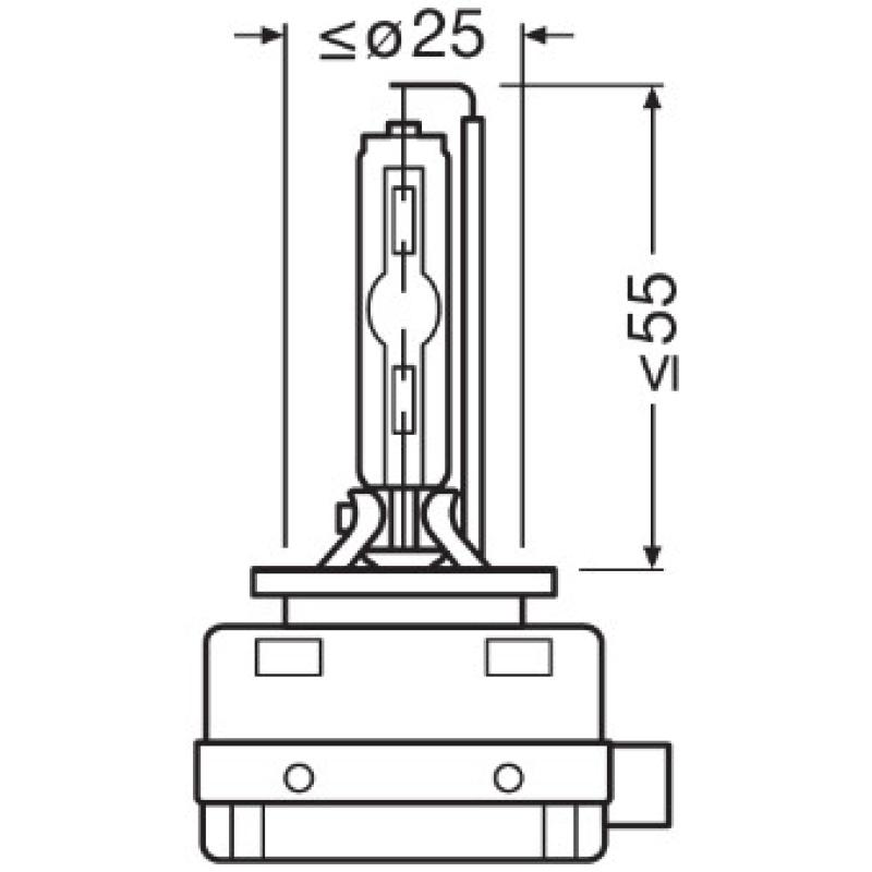 Ampoule, projecteur longue portée OSRAM 66340CLC - Visuel 2