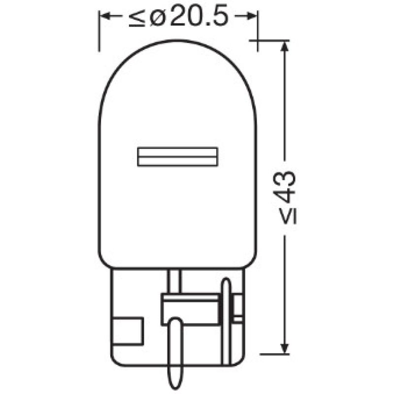 Ampoule, feu clignotant OSRAM 7505 - Visuel 1