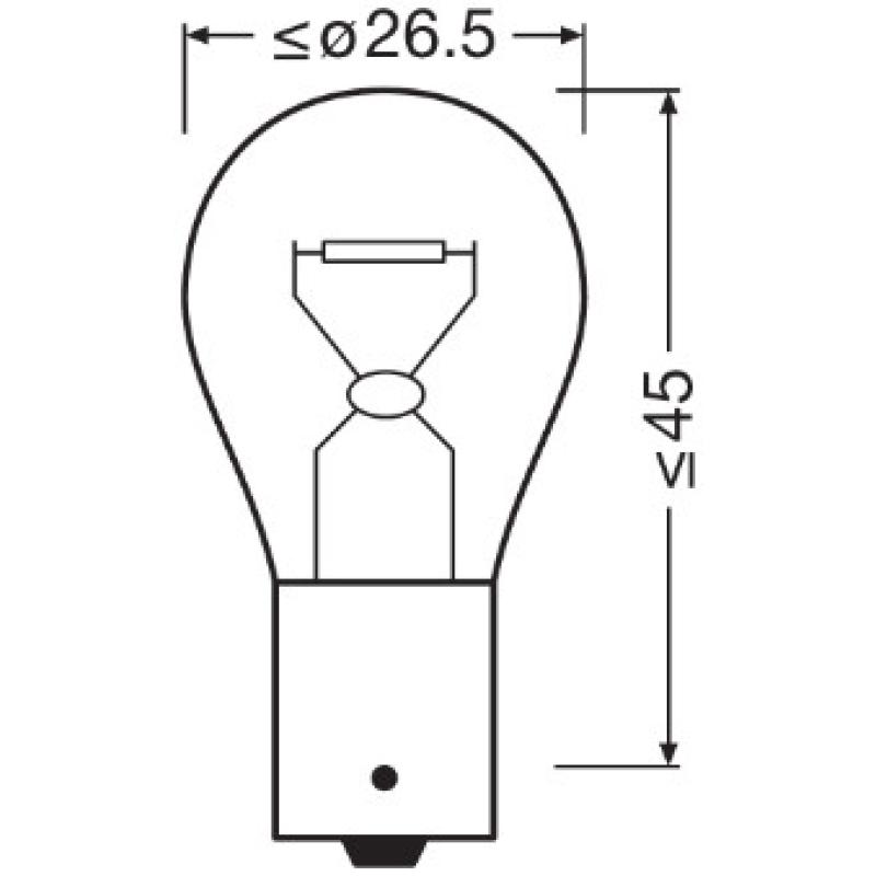 Ampoule, feu clignotant OSRAM 7507DC-02B - Visuel 2