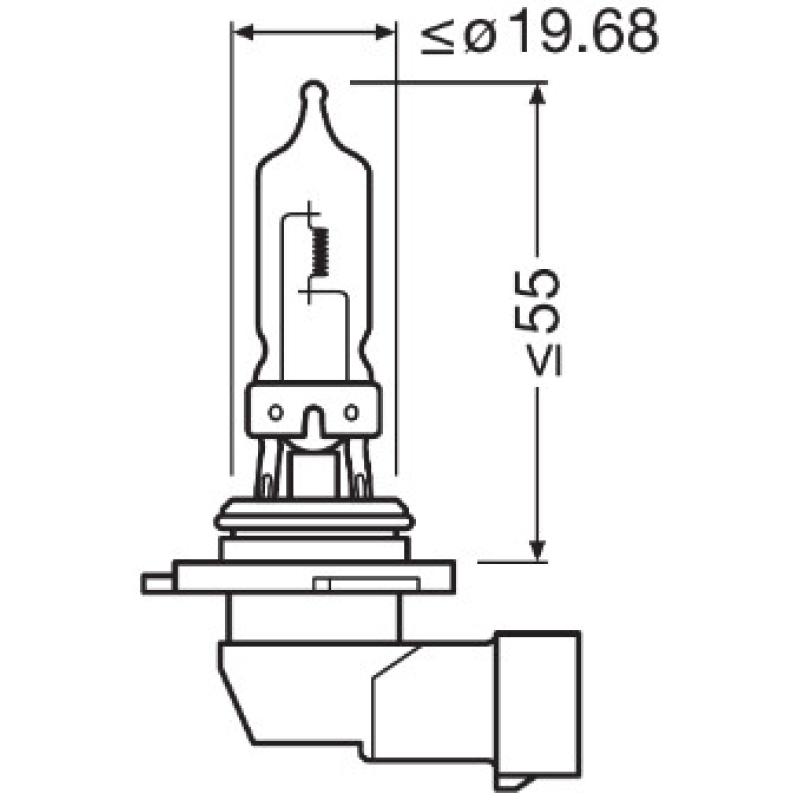 Ampoule, projecteur longue portée OSRAM 9005-01B - Visuel 2