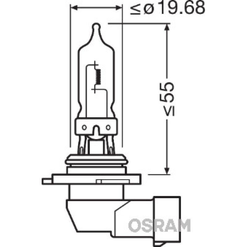 Ampoule, projecteur longue portée OSRAM 9005CBI-HCB - Visuel 2