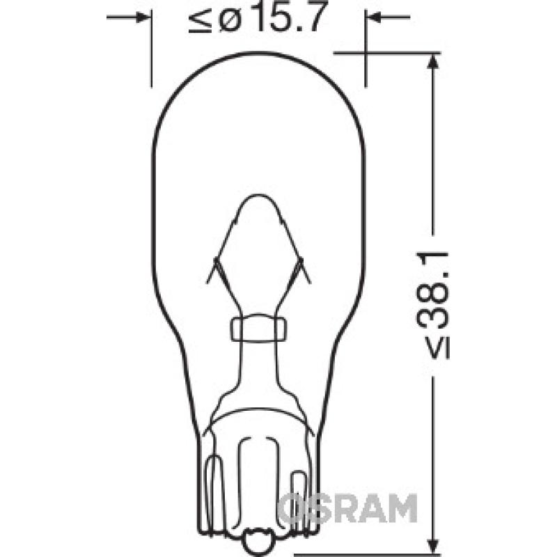 Ampoule, feu clignotant OSRAM 921NA - Visuel 1