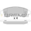 BREMSI BP3286 - Jeu de 4 plaquettes de frein arrière
