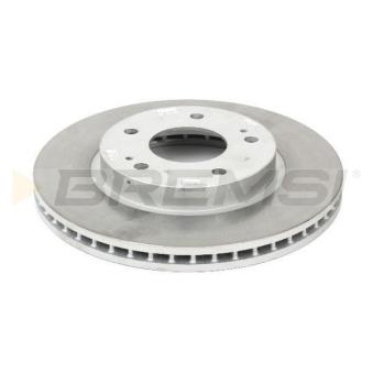 Jeu de 2 disques de frein avant BREMSI [CD6898V]