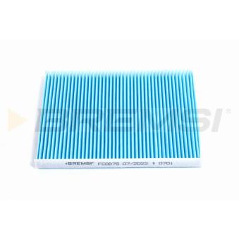 Filtre, air de l'habitacle BREMSI [FC0975]