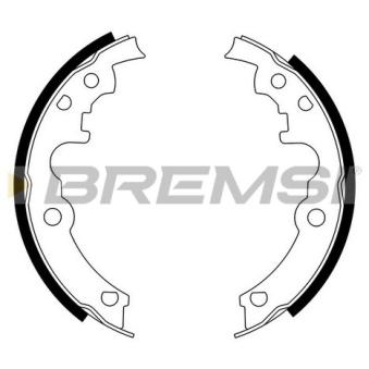 Jeu de mâchoires de frein BREMSI [GF4553]