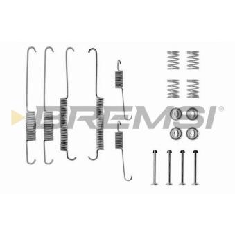 Kit d'accessoires, mâchoire de frein BREMSI [SK0640]