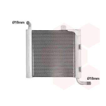 Radiateur, refroidissement du moteur avant droit VAN WEZEL 02012707