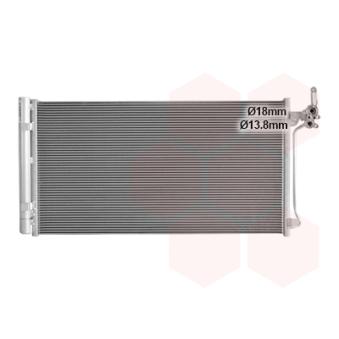 Condenseur, climatisation VAN WEZEL 02015705