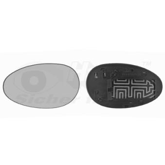 Verre de rétroviseur, rétroviseur extérieur VAN WEZEL OEM CRW100210