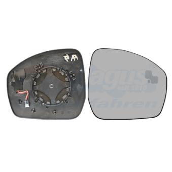 Verre de rétroviseur, rétroviseur extérieur VAN WEZEL 0258836