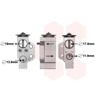 Détendeur, climatisation VAN WEZEL 03001351