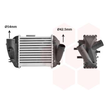 Intercooler, échangeur VAN WEZEL OEM 8E0198805
