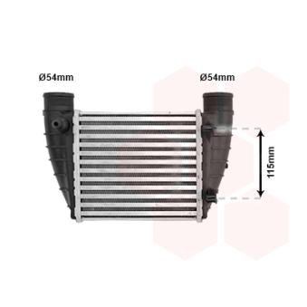 Intercooler, échangeur VAN WEZEL OEM 8E0145806M
