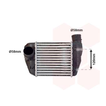 Intercooler, échangeur VAN WEZEL OEM 4F0145805J Intercooler, échangeur VAN WEZEL OEM 4F0145805J