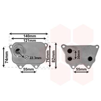 Radiateur d'huile VAN WEZEL OEM 06J117021D