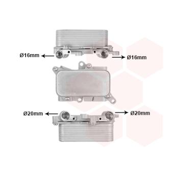 Radiateur d'huile de boîte automatique VAN WEZEL OEM 7P0317037