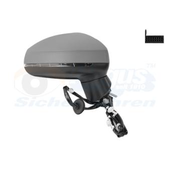 Rétroviseur extérieur VAN WEZEL OEM 8X0857536D