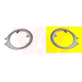 Cadre, projecteur antibrouillard avant gauche VAN WEZEL [0326597]