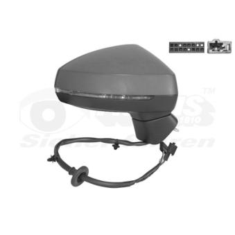 Rétroviseur extérieur VAN WEZEL OEM 8V0857528DGRU