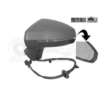 Rétroviseur extérieur VAN WEZEL OEM 8V0857527DGRU