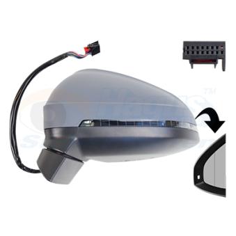 Rétroviseur extérieur VAN WEZEL 0346825