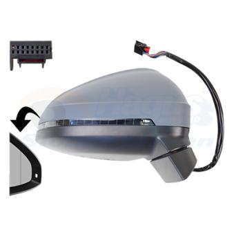 Rétroviseur extérieur VAN WEZEL 0346826