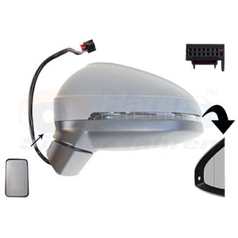 Rétroviseur extérieur VAN WEZEL OEM 8W0949101A