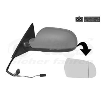 Rétroviseur extérieur VAN WEZEL OEM 8K0949101D