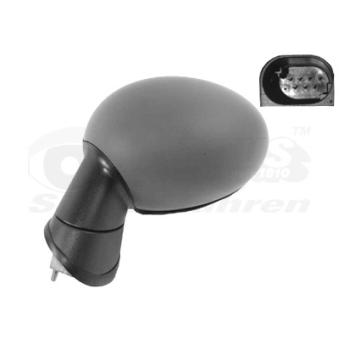 Rétroviseur extérieur VAN WEZEL [0506817]