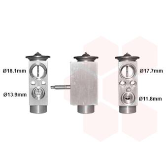 Détendeur, climatisation VAN WEZEL 06001238