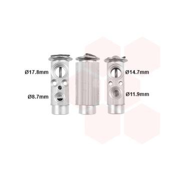 Détendeur, climatisation VAN WEZEL 06001360