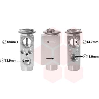 Détendeur, climatisation VAN WEZEL 06001441