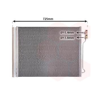 Condenseur, climatisation VAN WEZEL OEM 64539284946