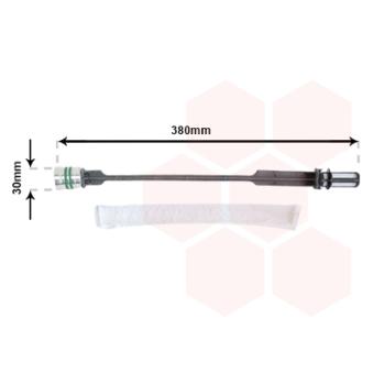 Filtre déshydratant, climatisation VAN WEZEL 0600D313