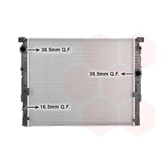 Radiateur, refroidissement du moteur VAN WEZEL OEM 17118650745