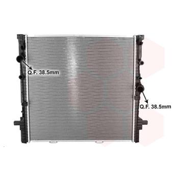 Radiateur, refroidissement du moteur VAN WEZEL [06012764]