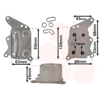 Radiateur d'huile VAN WEZEL OEM 1103S8