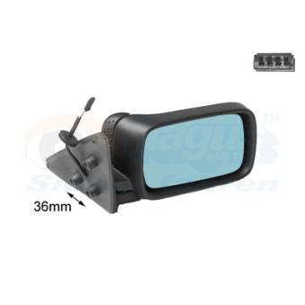 Rétroviseur extérieur VAN WEZEL [0640808]