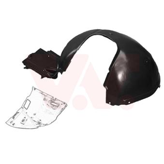 Garniture, passage de roue avant gauche VAN WEZEL [0646433]