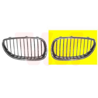 Grille de radiateur VAN WEZEL [0655515]