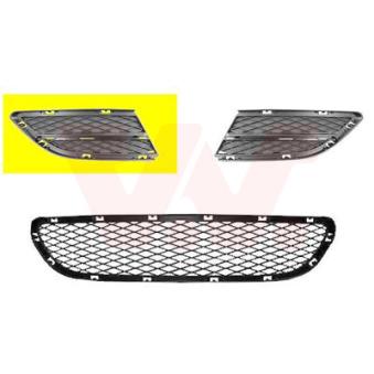 Grille de ventilation, pare-chocs avant droit VAN WEZEL [0667592]