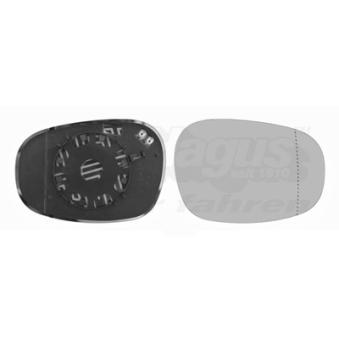 Verre de rétroviseur, rétroviseur extérieur VAN WEZEL [0667836]