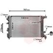 VAN WEZEL 08002047 - Radiateur, refroidissement du moteur