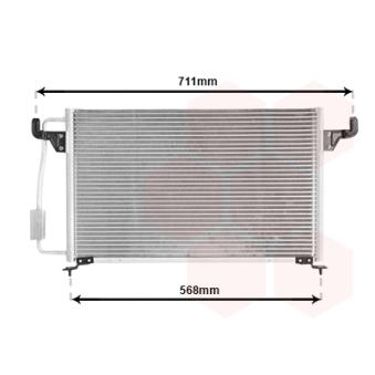 Condenseur, climatisation VAN WEZEL 09005085
