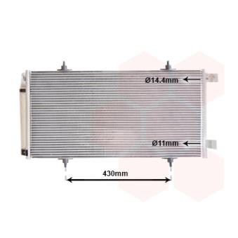 Condenseur, climatisation VAN WEZEL OEM 14892570